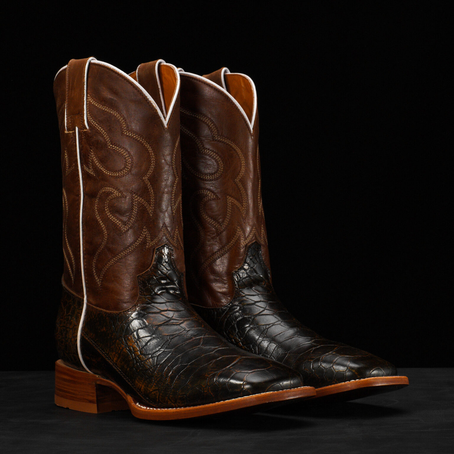 Turtle Shell Boots Sea Turtle - Alfa Western WearAlfa Western Wear