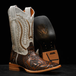 “The Gambler” Tan Safari – Square Toe