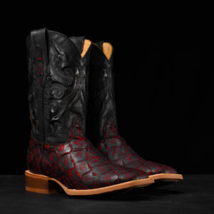 Black-Cherry Fish Scale – Arena Square Toe