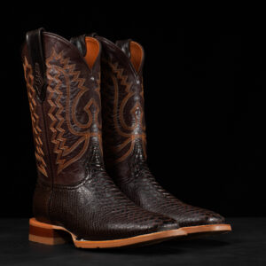 Brown Python – Square Toe