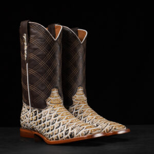 Natural Giant Python - Square Toe