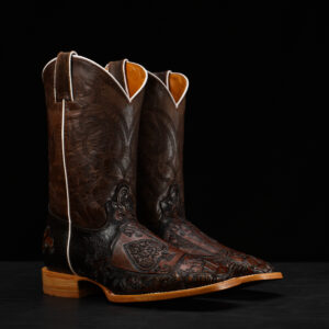 The Gambler 2.0 Tan Safari – Square Toe