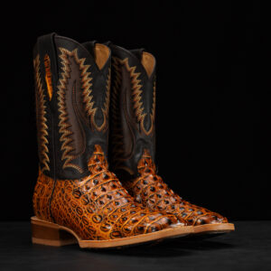 Honey Caiman Hornback - Arena Square Toe