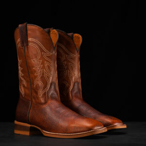 Cognac Bullhide - Square Toe