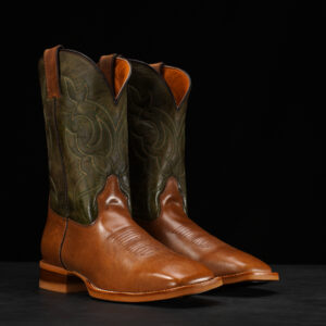 Honey Cowhide – Square Toe