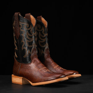 Cherry Bullhide - Ranch Square Toe