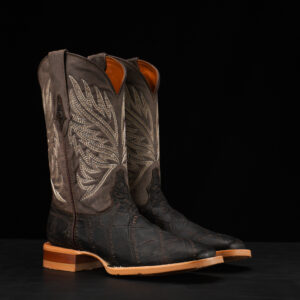 Matte Brown Alligator - Square Toe