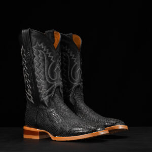 Gray Python – Square Toe