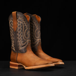 Honey Cowhide – Square Toe