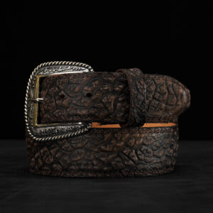 Matte Brown Bullhide Belt