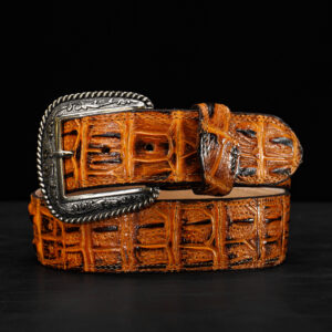Honey Caiman Belt