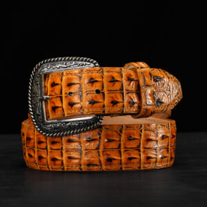 Honey Caiman Belt