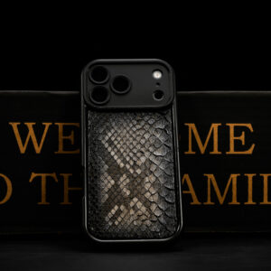 AUTHENTIC Gray Python iPhone Case