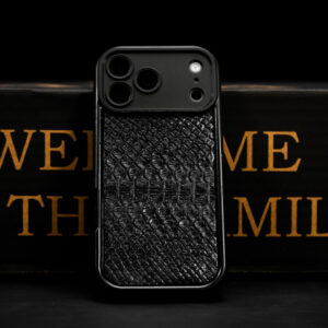 AUTHENTIC Black Python iPhone Case