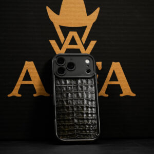 AUTHENTIC Black Caiman iPhone Case