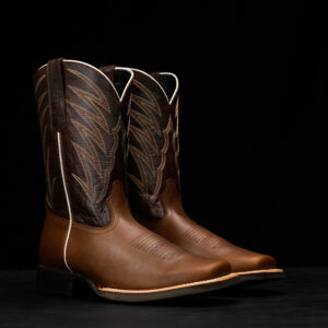 Brown Cowhide – Heritage Square Toe