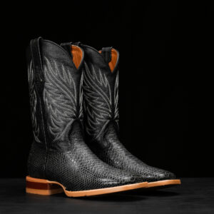 Gray Python – Square Toe