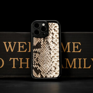 AUTHENTIC Natural Python iPhone Case