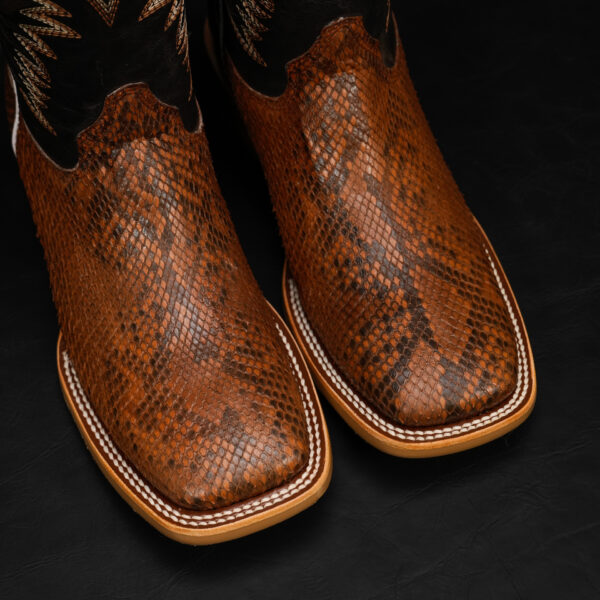 AUTHENTIC Brandy Python Belly – Arena Square Toe - Alfa Western ...