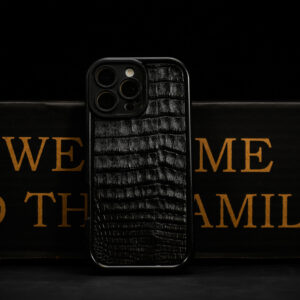 AUTHENTIC Black Caiman iPhone Case