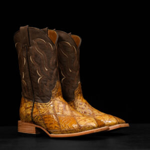 AUTHENTIC Honey Patch Work Caiman – Square Toe