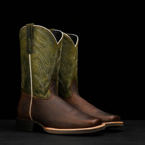 Flyweight Brown Bullhide - Heritage Square Toe