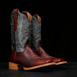 Cherry Bullhide - Ranch Square Toe