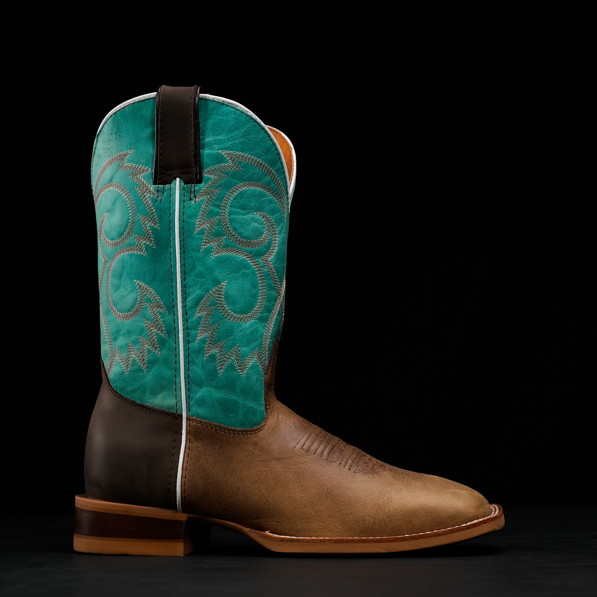 Brown Cowhide – Square Toe - Image 3