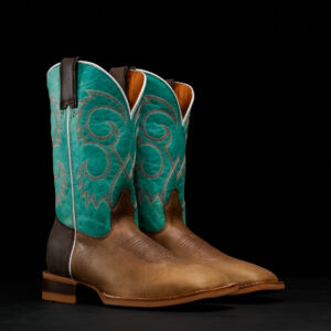 Brown Cowhide – Square Toe