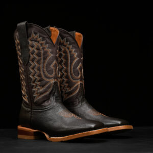 Brown Bullhide – Square Toe