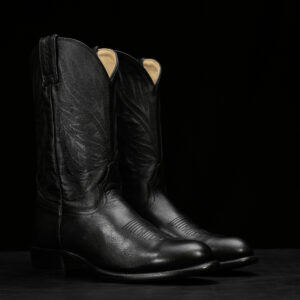 Omega Black Cowhide – Round Toe