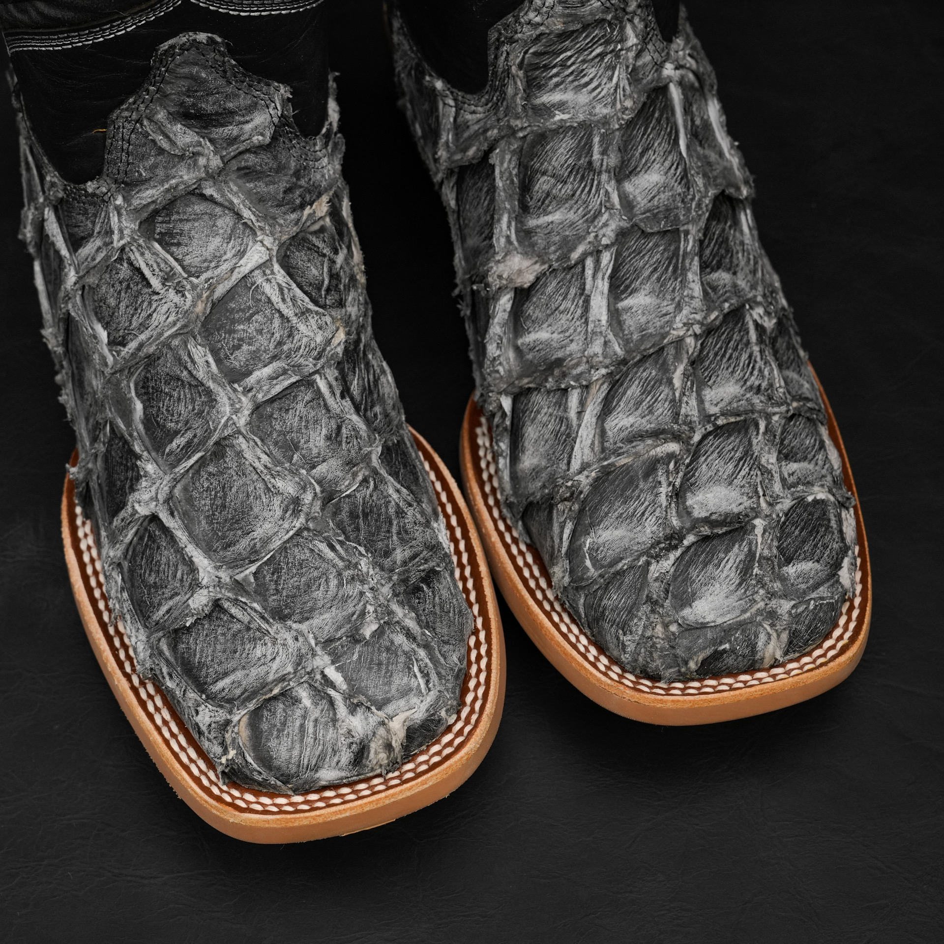 AUTHENTIC Newspaper Pirarucu – Arena Square Toe - Image 3