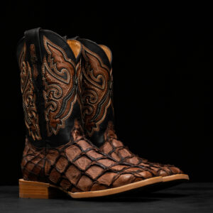 AUTHENTIC Brown Pirarucu – Arena Square Toe