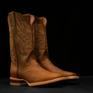 Honey Cowhide – Square Toe