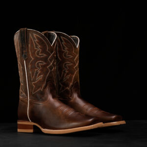 Brown Cowhide – Heritage Square Toe
