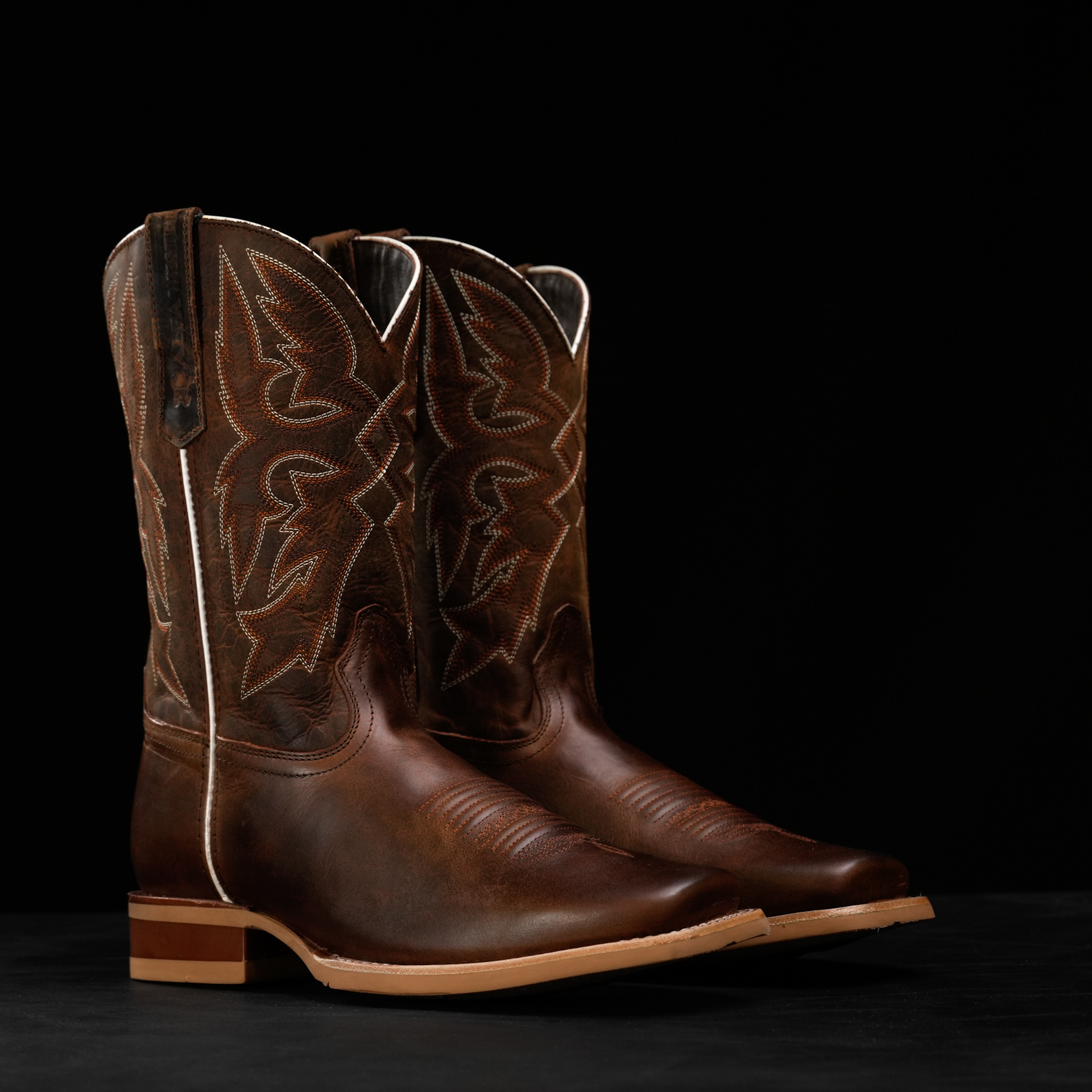 Brown Cowhide – Heritage Square Toe