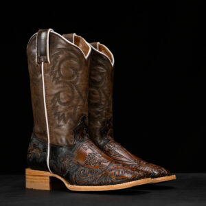 “The Gambler 2.0 ” Tan Safari – Square Toe