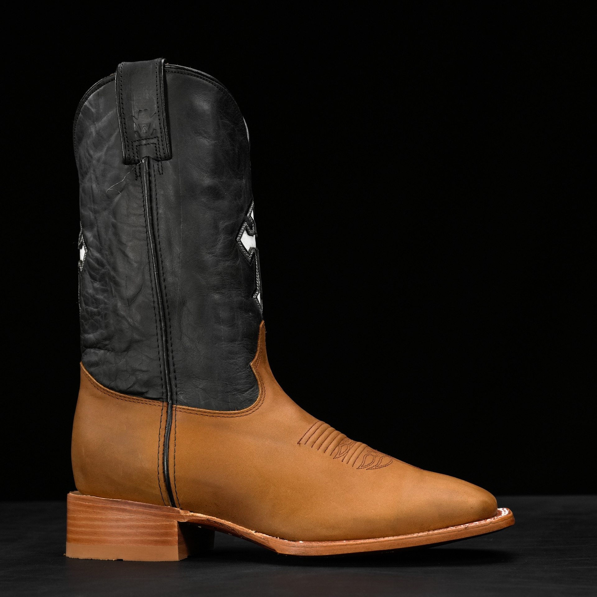 Natural Brown Cowhide – Square Toe - Image 2