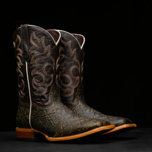 Brown Honey Elephant - Heritage Square Toe