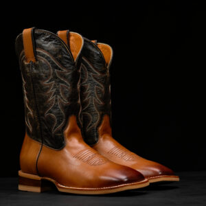 Honey Cowhide – Square Toe