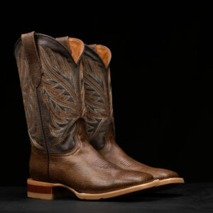 Brown Bullhide – Square Toe