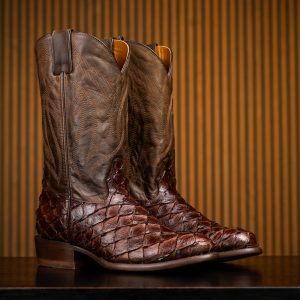 Brown Pirarucu – Round Toe