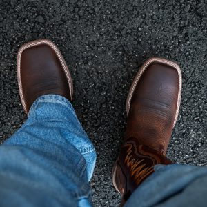 Brown Bullhide – Square Toe