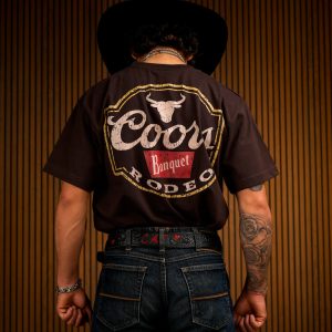 Brown Coors Graphic Short Sleeve Heavyweight T-Shirt