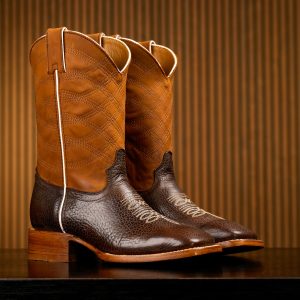Brown Bullhide - Square Toe