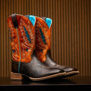 Brown Bullhide – Square Toe