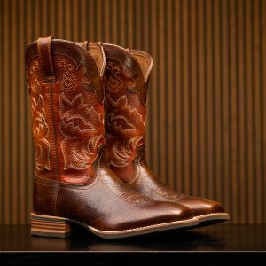 Brown Bullhide – Square Toe